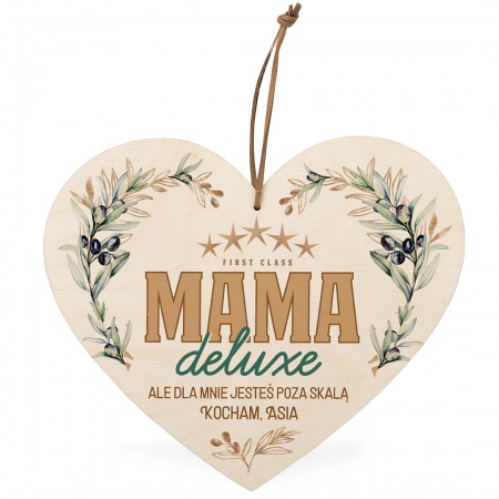 Personalizowane serce "Mama deluxe"