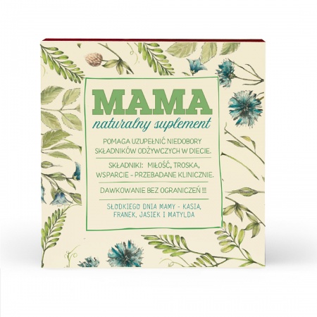  Personalizowane serce piernikowe dla Mamy "Naturalny suplement"