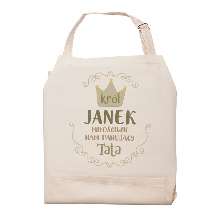 Fartuch z imieniem "Kr�l tata"