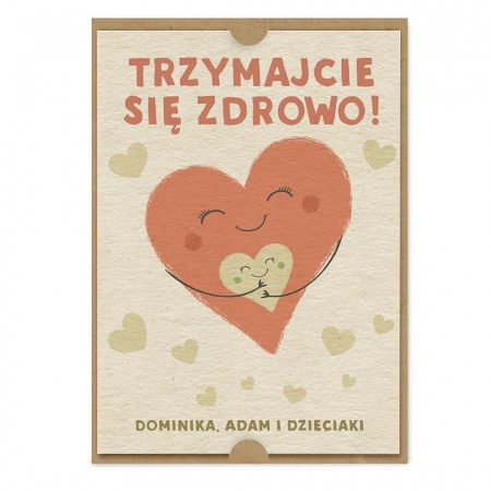 Kartka "Trzymajcie si� zdrowo"