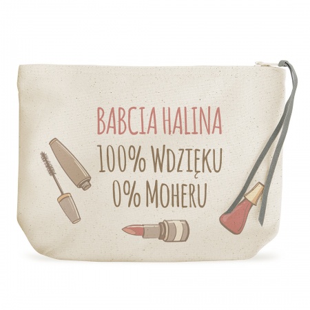 Kosmetyczka z imieniem "100% wdzi�ku, 0% moheru"