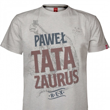 Koszulka m�ska z imieniem "Tatazaurus Rex"