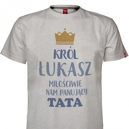 Koszulka z imieniem "Kr�l tata"