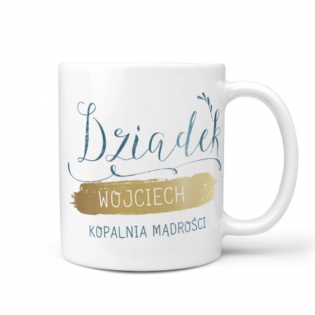 Kubek personalizowany "Dziadek - kopalnia m�dro�ci"