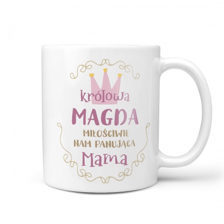 Kubek z imieniem "Kr�lowa mama"