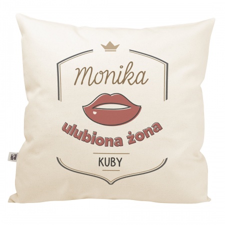 Personalizowana poduszka "Ulubiona �ona"