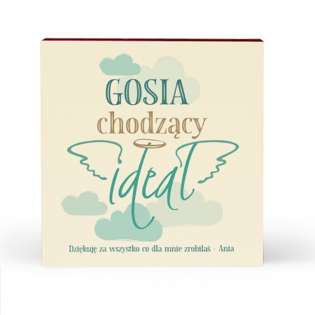 Personalizowane serce piernikowe "Chodz�cy idea�"