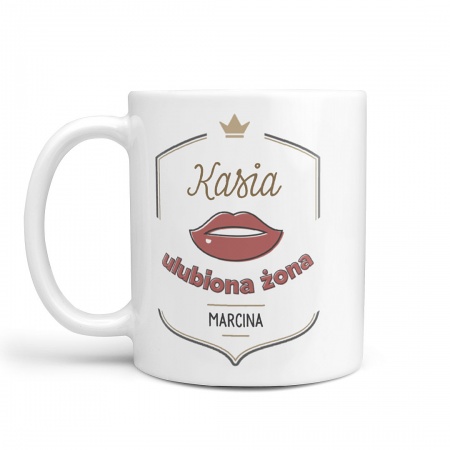 Personalizowany kubek "Ulubiona �ona"
