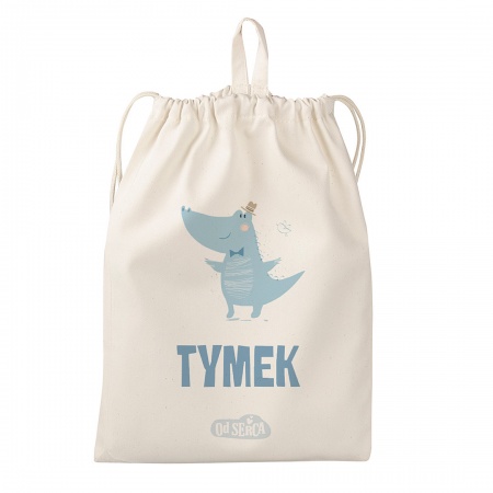 Personalizowany worek dla maluszka "Krokodyl"