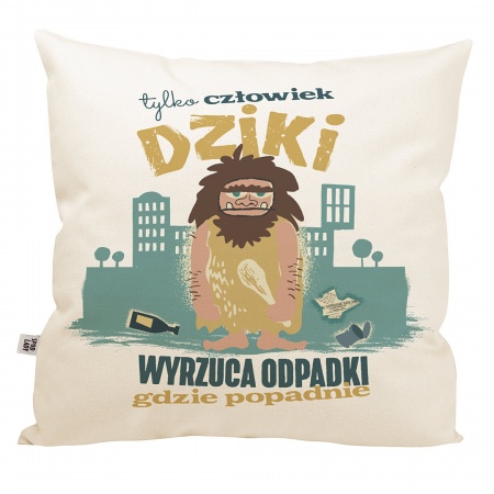 Poduszka "Cz�owiek dziki"
