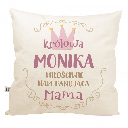 Poduszka z imieniem "Kr�lowa mama"