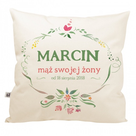 Poduszka z imieniem "M�� swojej �ony"