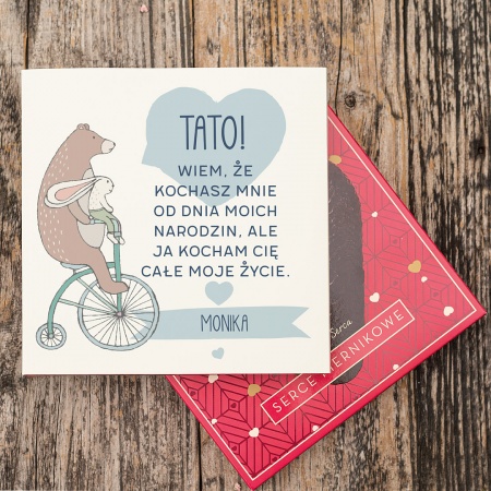 Serce piernikowe "Tato wiem �e kochasz"