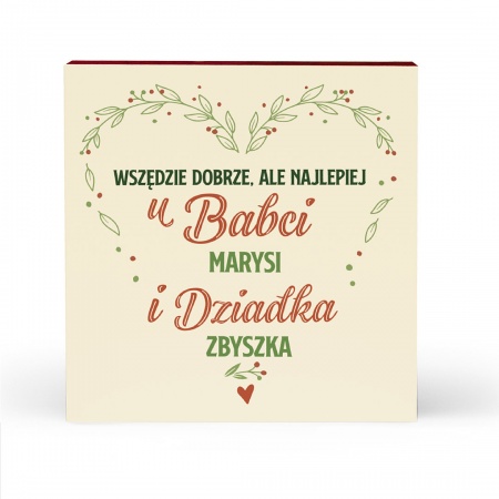 Serce piernikowe na Dzie� Babci