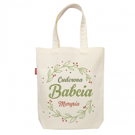 Torba z imieniem "Cudowna babcia"