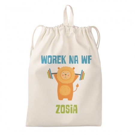 Woreczek szkolny z personalizowanym nadrukiem