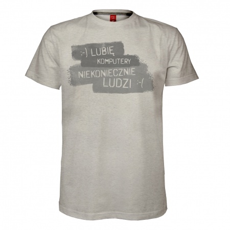Koszulka m�ska "Lubi� komputery, niekoniecznie ludzi" 