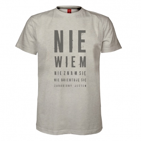 Koszulka m�ska "Nie wiem, nie znam si�"