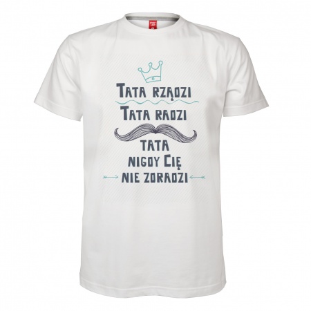 Koszulka m�ska "Tata rz�dzi"