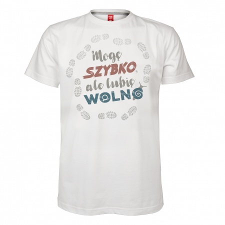 Koszulka m�ska "Mog� szybko, ale lubi� wolno"