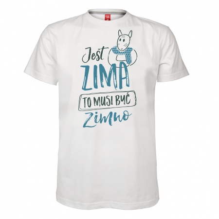 Koszulka m�ska "Jest zima to musi by� zimno"