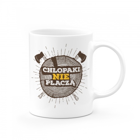 Kubek "Ch�opaki nie p�acz�" / "Ch�opaki te� p�acz�"