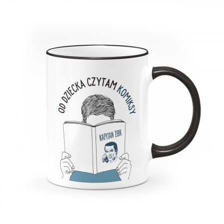 Kubek "Od dziecka czytam komiksy"