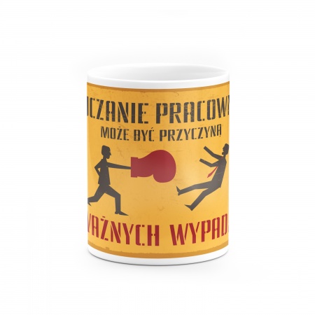 Kubek "Pouczanie pracownika przyczyn� wypadk�w"