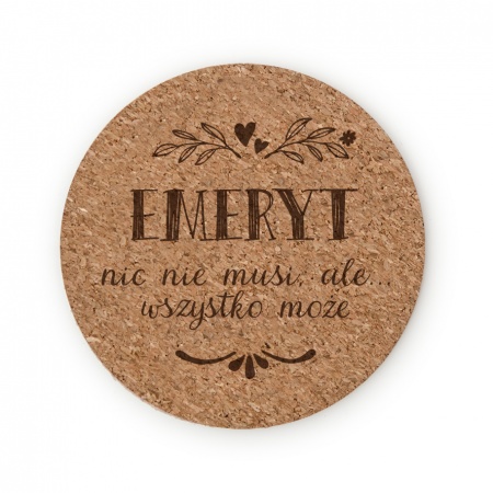 Podk�adka pod kubek "Emeryt"