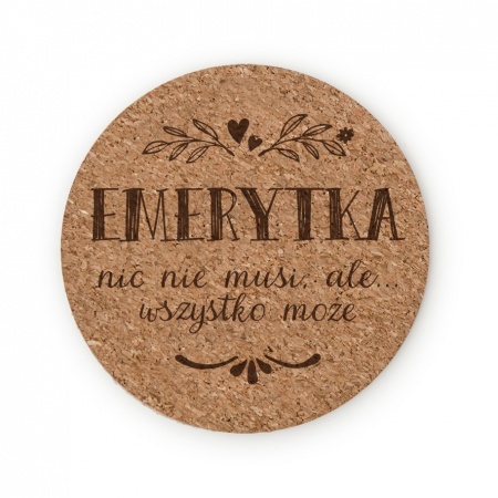 Podk�adka pod kubek "Emerytka"