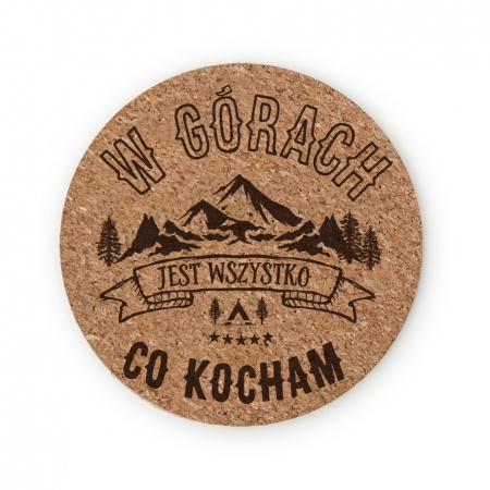 Podk�adka pod kubek "W g�rach"