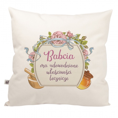 Poduszka "Babcia ma udowodnione w�a�ciwo�ci lecznicze"