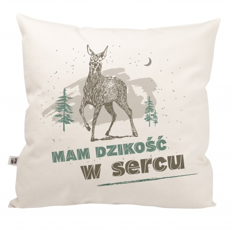 Poduszka "Mam dziko�� w sercu" z �ani�