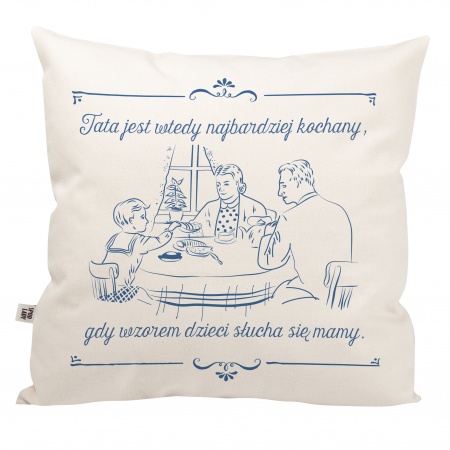 Poduszka "Makatka. Tata jest kochany"