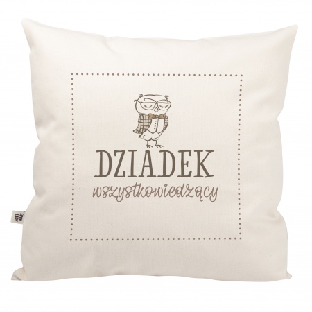 Poduszka "Dziadek wszystkowiedz�cy"