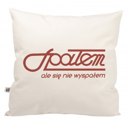 Poduszka "Spa�em" - wersja m�ska
