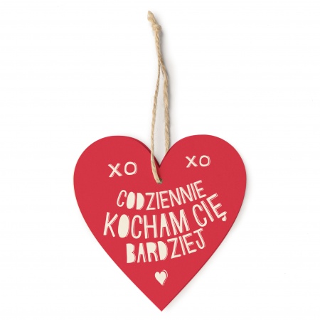 Zawieszka "Codziennie kocham"