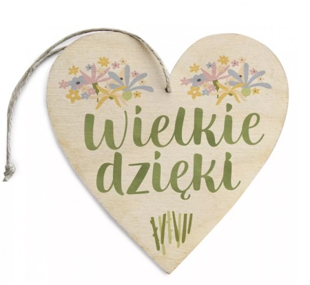 Zawieszka "Wielkie dzi�ki"